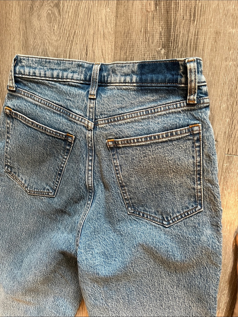 Abercrombie & Fitch 12" Ultra High Rise '90s Straight Leg Blue Jeans. 29 8r - Picture 7 of 12